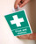 First aid station - projecting sign - Safety Sign