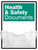 H&S Document Holder on 10mm Foam PVC 440x600mm - Safety Sign