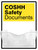 COSHH Safety Document Holder on 10mm Foam PVC 440x600mm - Safety Sign