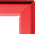 A4 25mm snap frame - red - Safety Sign