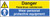 Danger hazardous substances wear PPE - Safety Sign