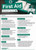 First aid workplace 420x594mm poster