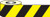 Anti slip tape - black/yellow hazard 18mx50mm - Safety Sign