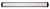 Magnetic Rail, 360mm aluminium