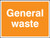 General waste - Safety Sign