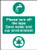 Please turn off the taps, save water and environment - Safety Sign