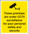 These premises are under CCTV surveillance for your - Safety Sign