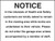Notice In The Interest Of Health - Safety Sign