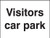Visitors car park - Safety Sign