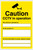 Caution CCTV in operation - with space for including scheme details - Safety Sign