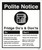 Refrigerator - Do's & Dont's - Safety Sign