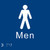 Braille - Men - Safety Sign