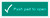 Braille - Push pad to open 450x150mm - Safety Sign