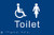 Braille - Toilet ladies/disabled - Safety Sign