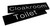 Engraved Sign with adhesive backing - 35x70mm White text on black - Safety Sign