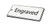78x150mm Key fob rectangle - Black text on white
