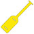 Plain ID Self-tie Tie Tags (Pack of 14) Yellow 210x50