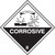 Corrosive Diamond - Safety Sign