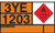 Hazchem placard - petrol aluminium - Safety Sign