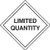 Limited quantity labels 100x100mm roll of 100 - Safety Sign