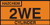 2WE cylinder storage placard alu - Safety Sign