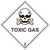 Toxic gas diamond - Safety Sign