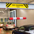 Height Restrictor - Plastic with Suspension Chains - 100mm dia. x 1M - Red/White Reflective 