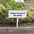 Please keep off the grass verge sign 450x150mm (post 800mm) - Safety Sign