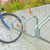 Single Wall Mounted Cycle Rack (HxWxD): 335x90x285mm - Safety Sign