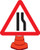 Road narrowing right cone sign 750mm - Safety Sign