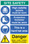 Site safety board 600x900mm 5mm pvc Type 2 - Safety Sign