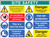 Site safety board 900x1200mm 5mm pvc - Safety Sign