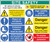 Site safety board 1200x1000mm 5mm pvc - Safety Sign