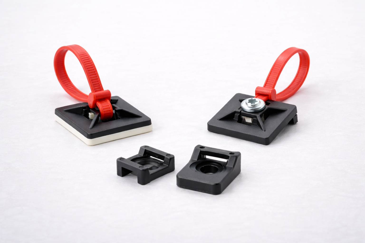 Cable Tie Bases & Mounts — Adhesive vs Screw-Fix Options