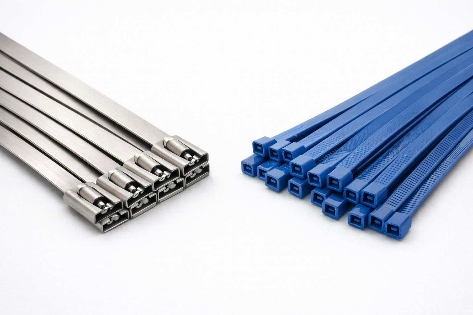 Stainless Steel Metal & Metal Detectable Cable Ties