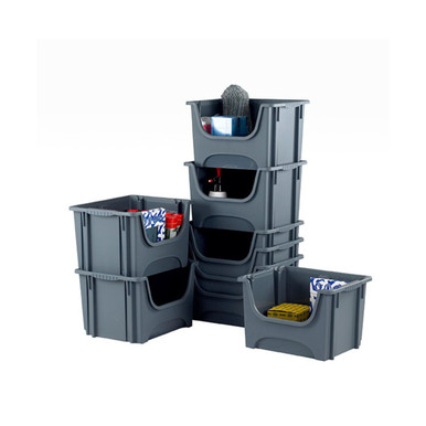 Stackable Storage Bins - Set of 5 - GTSE