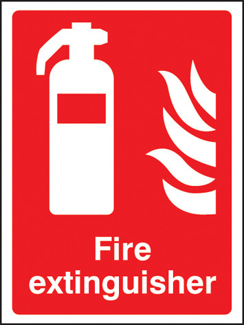 Fire Extinguisher Vertical - Safety Sign