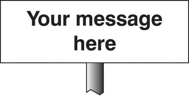 Verge Sign - Your Message Here - Safety Sign - GTSE UK