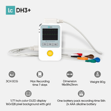 Live Capture LC Direct ECG Holter DH3+