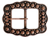 LL3420 COPPER Bridle Headstall Center Bar Buckle Fits 1"(25mm) Strap (Copper)
