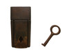 LP0034-2RI59 Tuck Lock Clasps With Key Open For Handbag Purse and Luggage Case Hardware