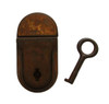 LP0035-2RI59 Tuck Lock Clasps With Key Open For Handbag Purse and Luggage Case Hardware