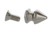 LL-2936 Dog Spikes 3/8" - Silver (Screws Included) 10/pk