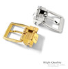 4010D NP Double Loop Clamp Belt Buckle fit's 1-1/8" (30mm) wide Belt