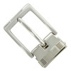 4089A NB Hand Polished Clamp Belt Buckle Fits 1-1/8"(30mm) Wide Belt Strap (Nickel Brushed)