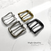 Single Prong Metal Belt Buckle Replacement buckle for belt fits 1-1/4"(32mm) Belt Strap-Antique Silver