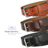 NP Replacement Roller Buckle Classic Casual Metal Belt Buckle fits 1-1/2" (38mm) Belt- Silver