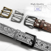Single Prong Metal Belt Buckle Replacement Buckle Fits 1¼" to 1½" Wide Belt Strap (Nickel Plate)