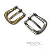 A274 OEB Hand Polished Dress Belt Buckle Fits 1"(25mm) Wide Belt Strap (Antique Gold)