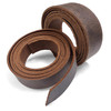 Vintage Brown Crazy Horse Leather Strip 55+ Inch Long 2.5mm Thick, DIY Leather Craft Strap Multiple Widths